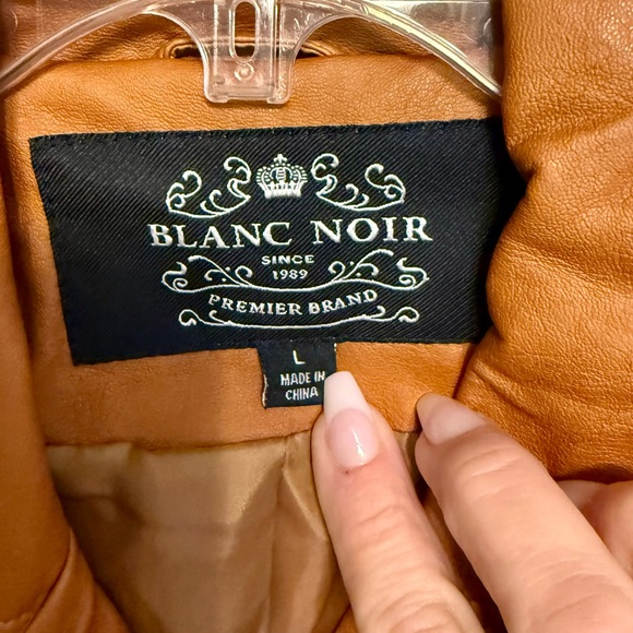 Faux Leather Moto Jacket - Picture 3 of 4